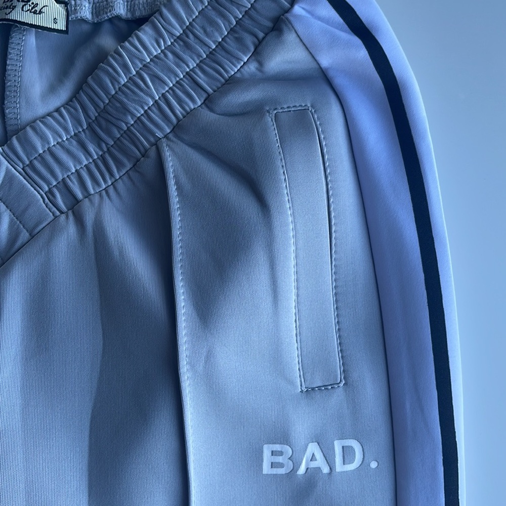 New Bad Society Club Grey Pleated Joggers - Picture 4 of 7